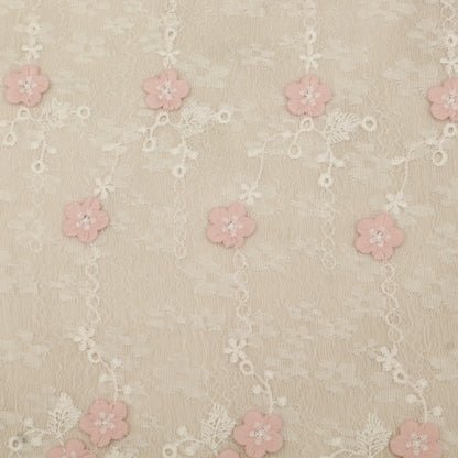 Cotton Net Embroidery Fabric
