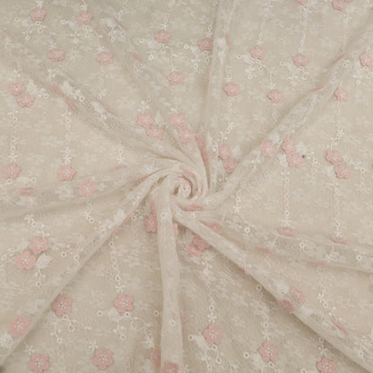 Cotton Net Embroidery Fabric