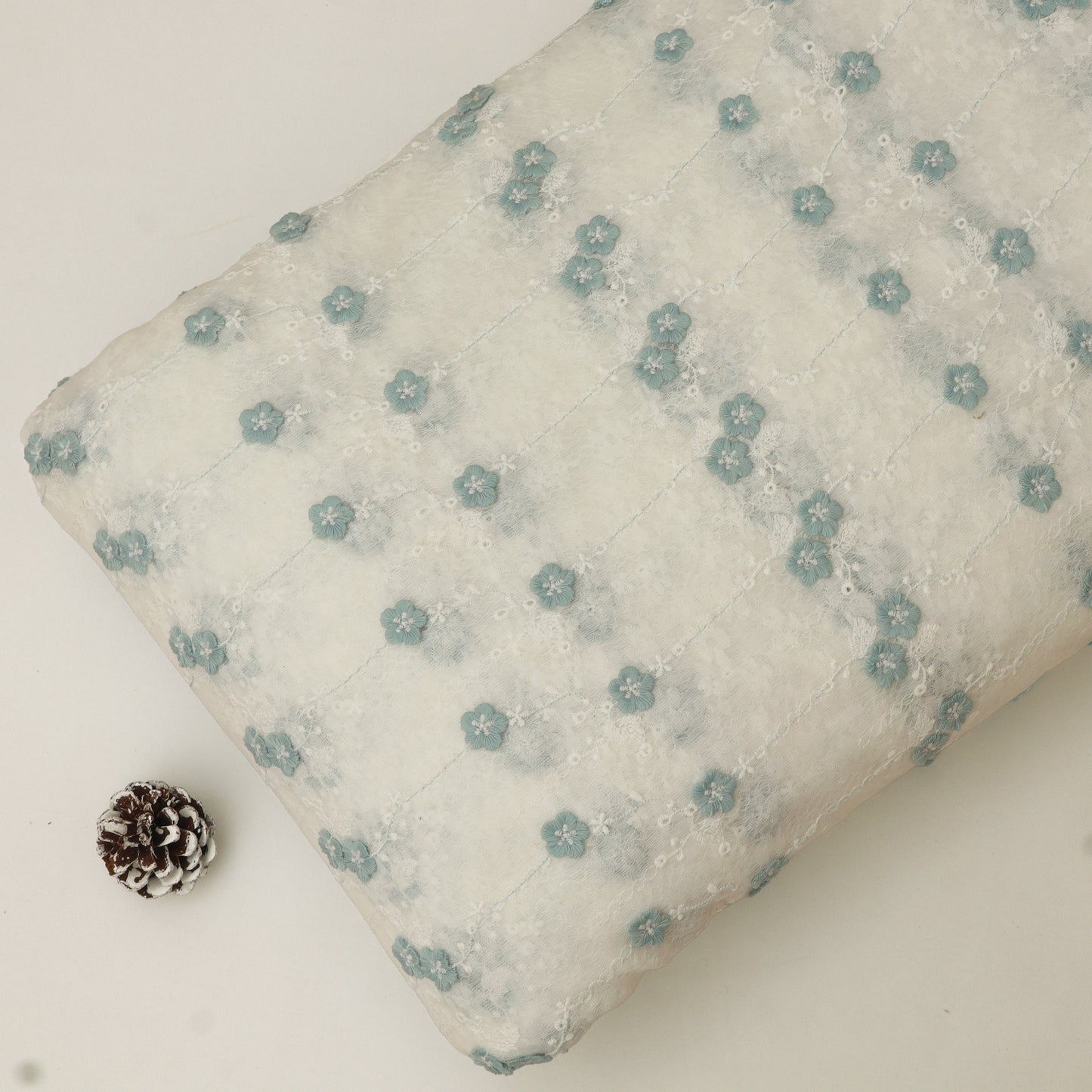 Cotton Net Embroidery Fabric