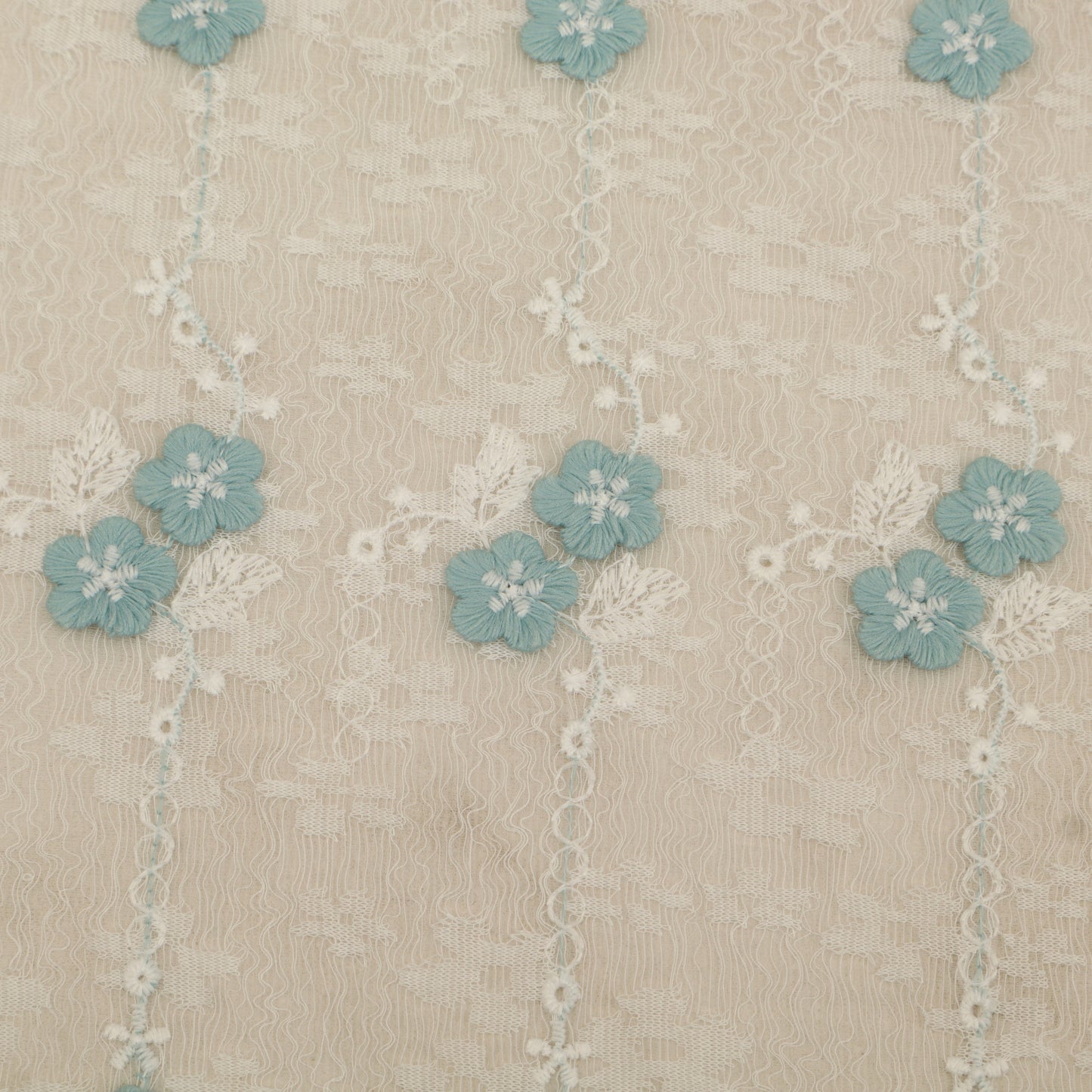 Cotton Net Embroidery Fabric