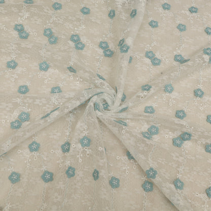 Cotton Net Embroidery Fabric