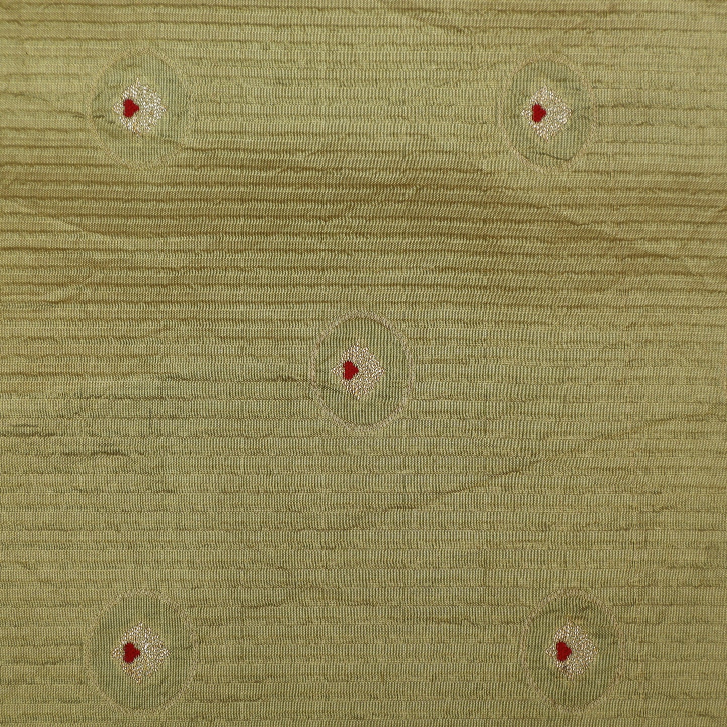 Cream Color Katan Meena Brocade Fabric