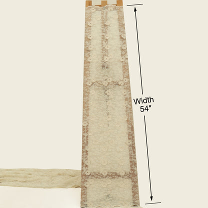 Cotton Net Embroidery Fabric