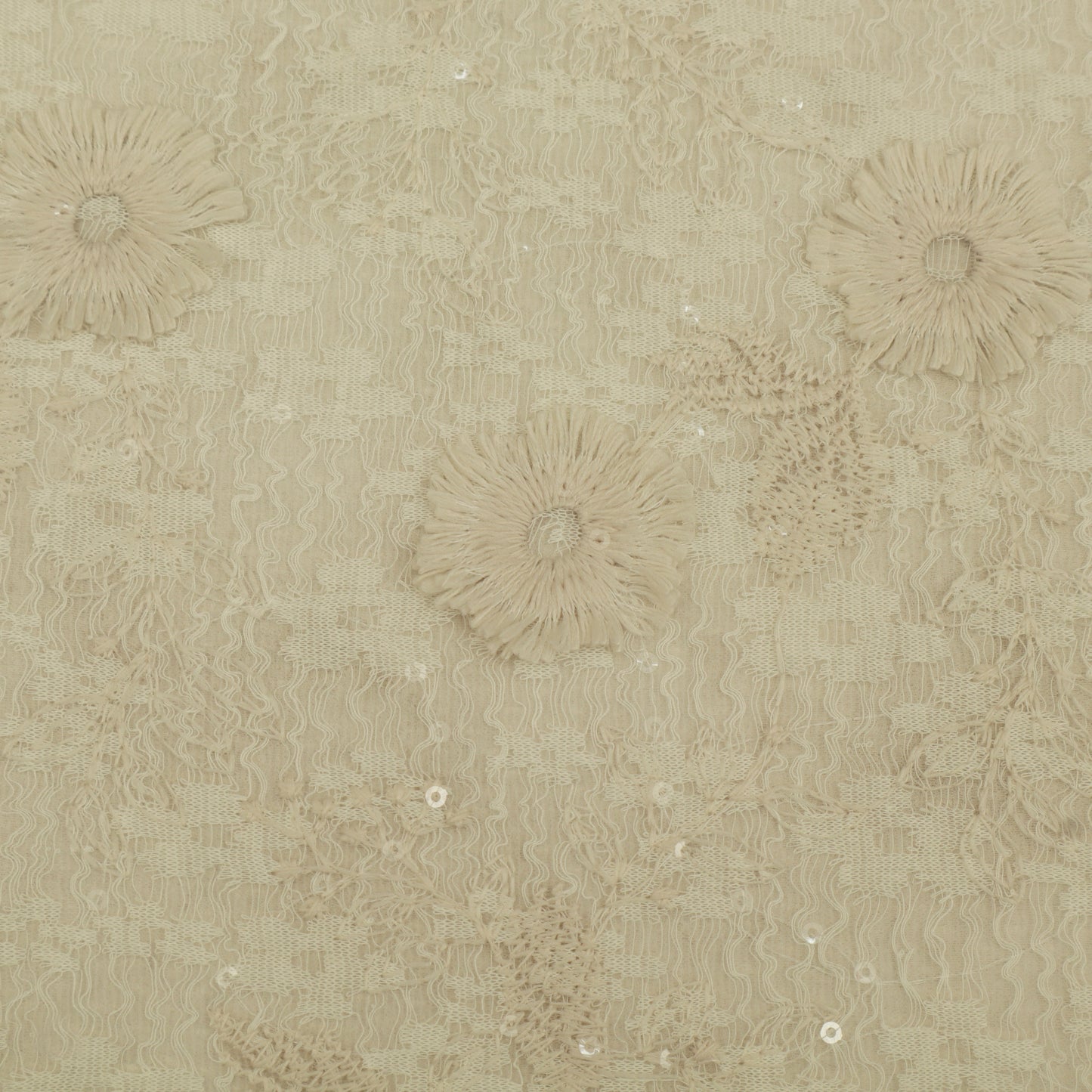 Cotton Net Embroidery Fabric