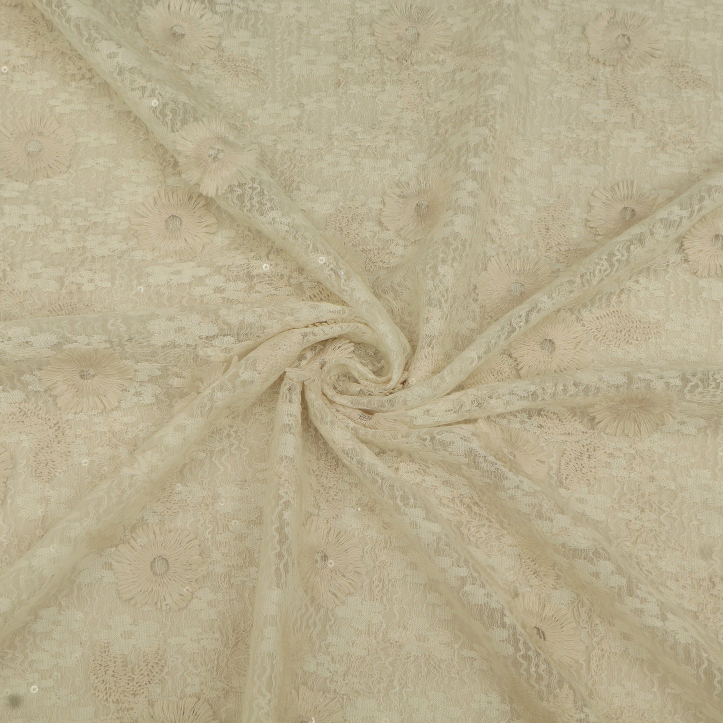 Cotton Net Embroidery Fabric