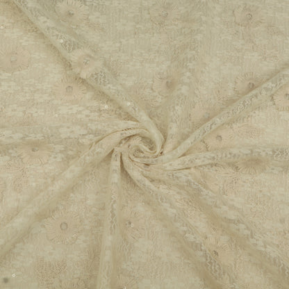 Cotton Net Embroidery Fabric