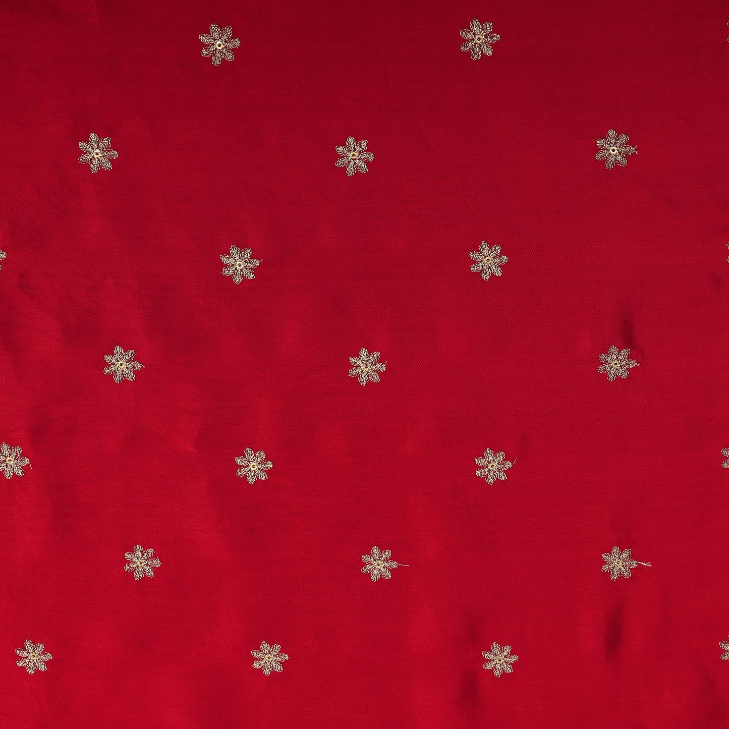 Gajji Silk Embroidery Fabric