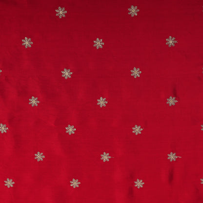 Gajji Silk Embroidery Fabric