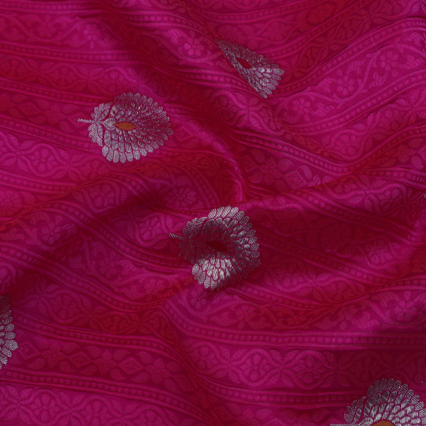 Rani Color Katan Meena Brocade Fabric