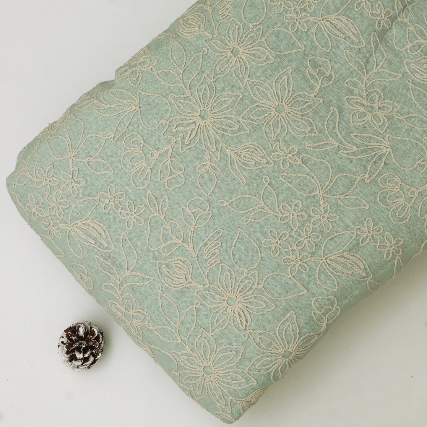 Pure Linen Embroidery Fabric