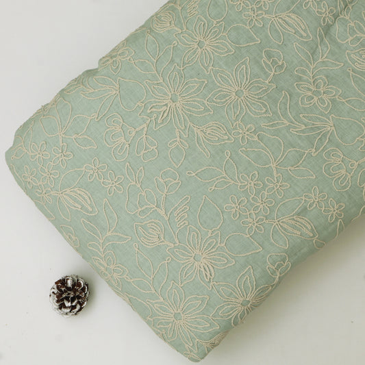 Pure Linen Embroidery Fabric