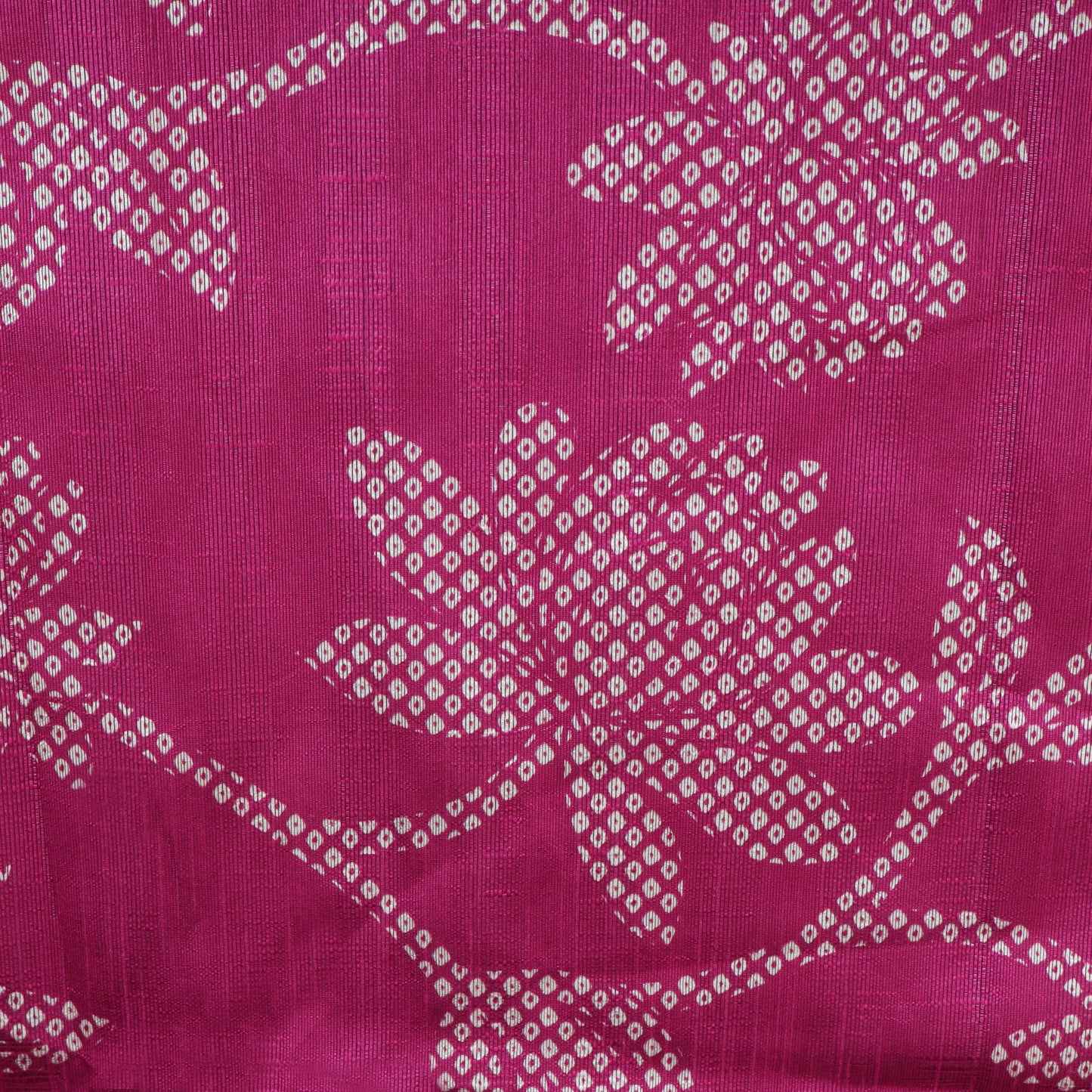 Pink Color Dupion Print Fabric
