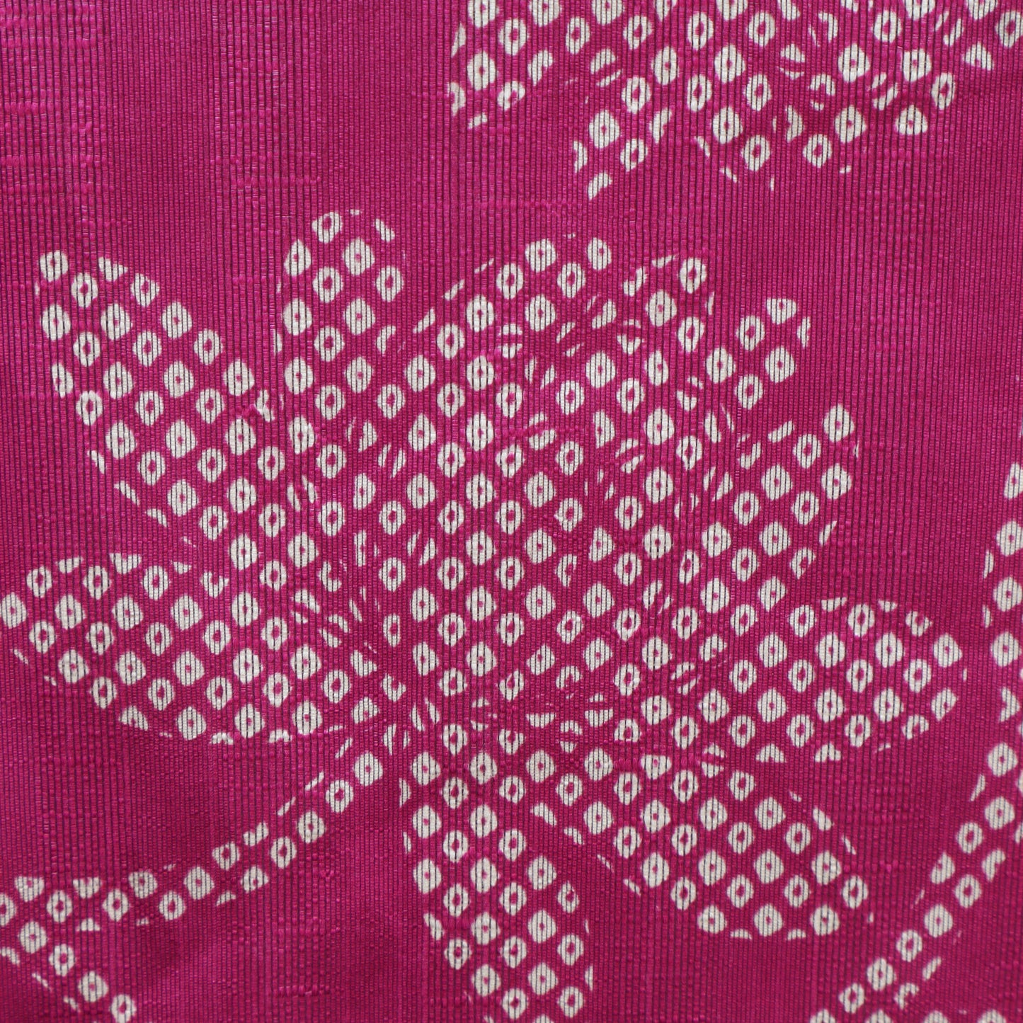 Pink Color Dupion Print Fabric