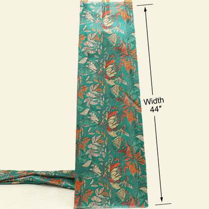Floral Design Dupion Print Fabric