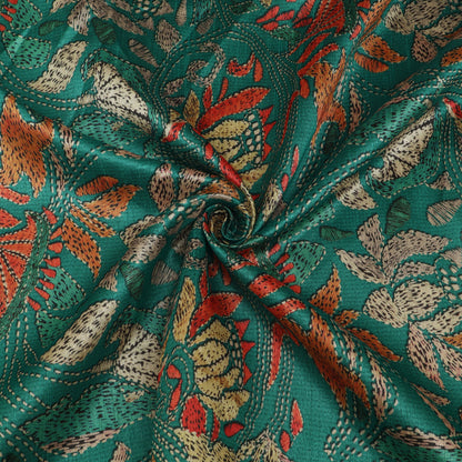 Floral Design Dupion Print Fabric