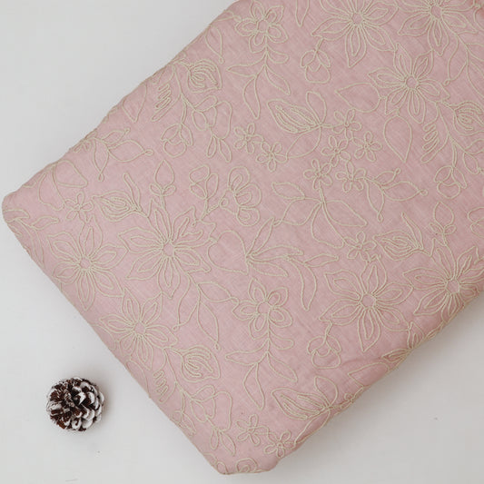 Pure Linen Embroidery Fabric