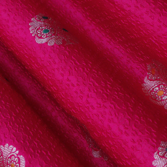 Rani Color Katan Meena Brocade Fabric