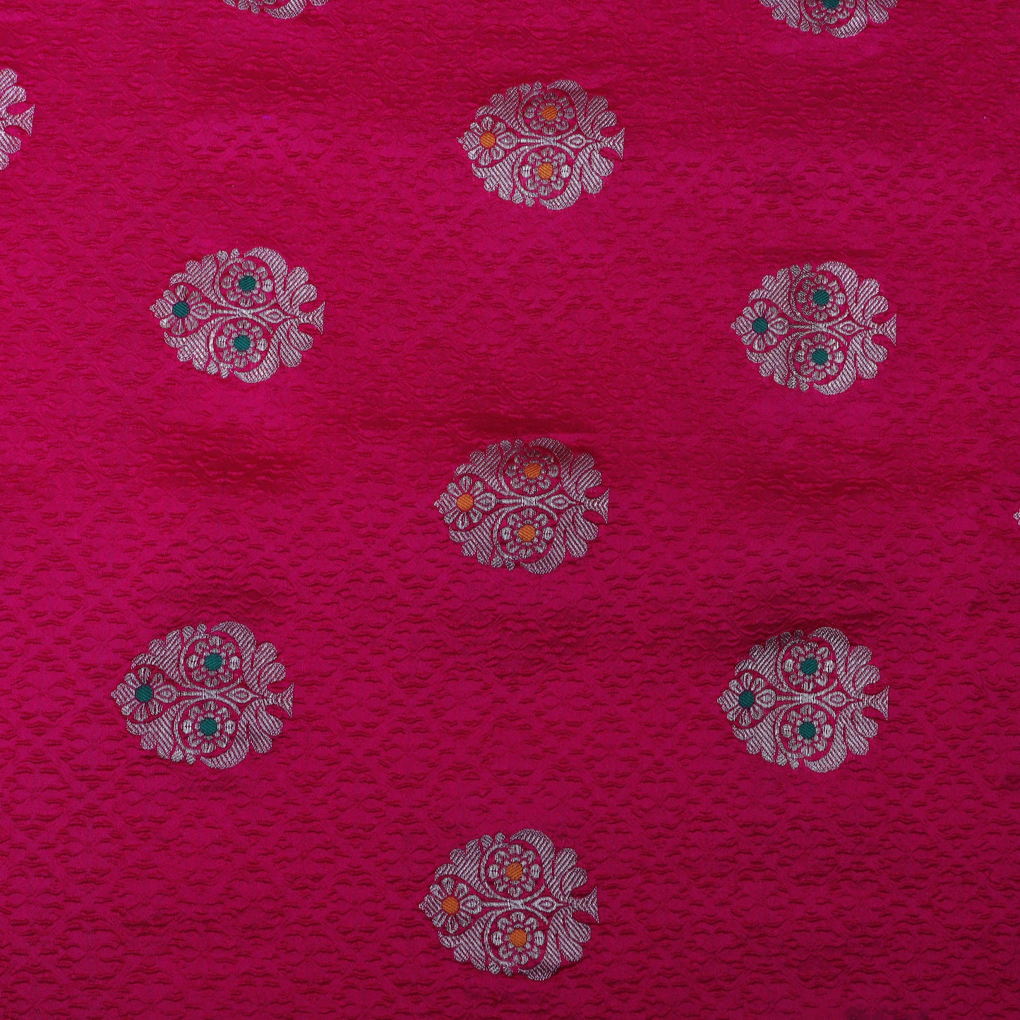 Rani Color Katan Meena Brocade Fabric