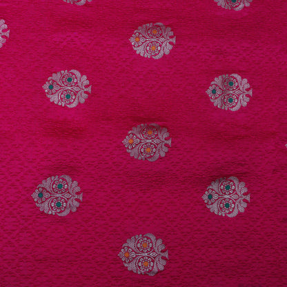 Rani Color Katan Meena Brocade Fabric