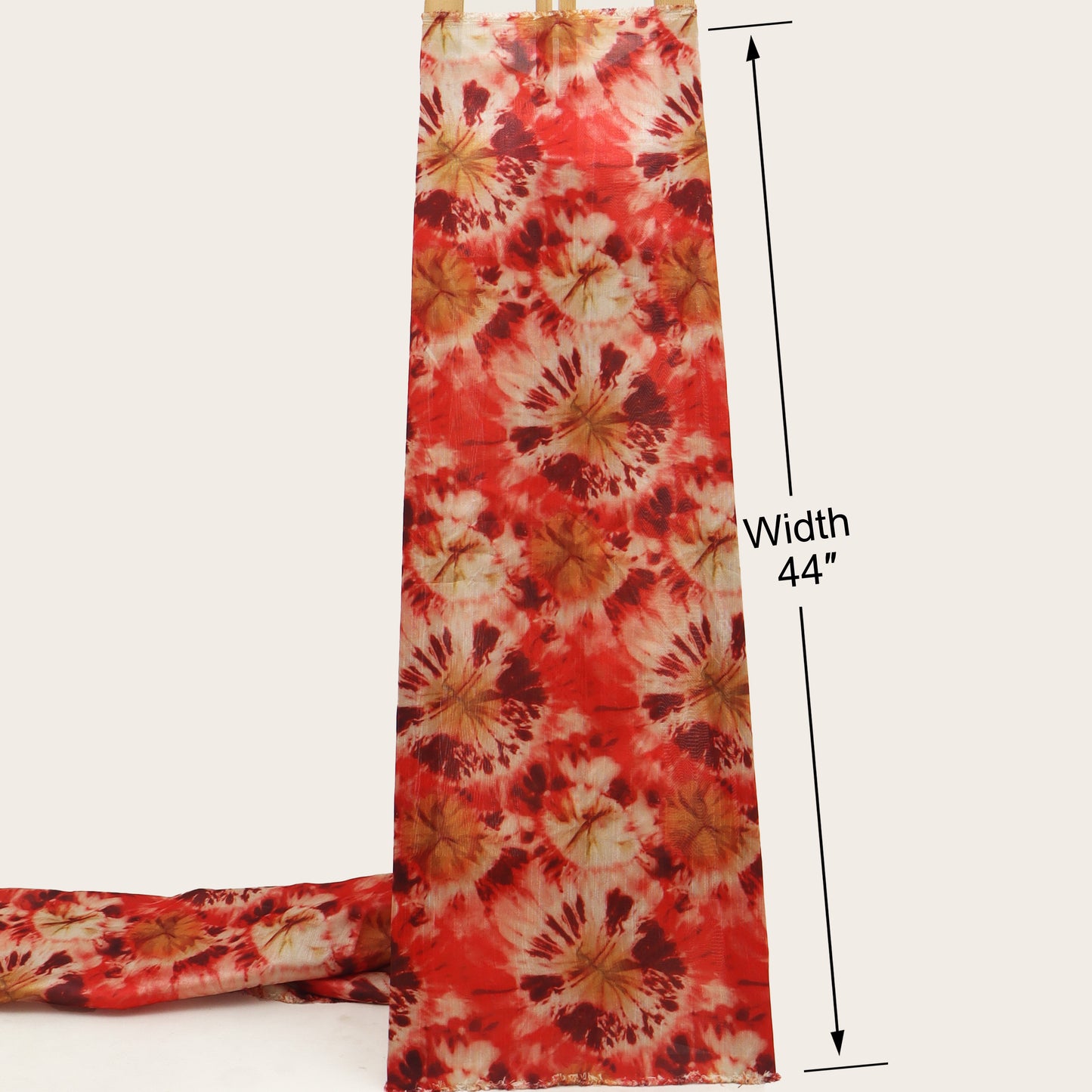 Printed Dupion Fabric