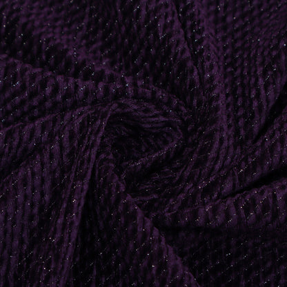 Heavy Check Shimmer Fabric