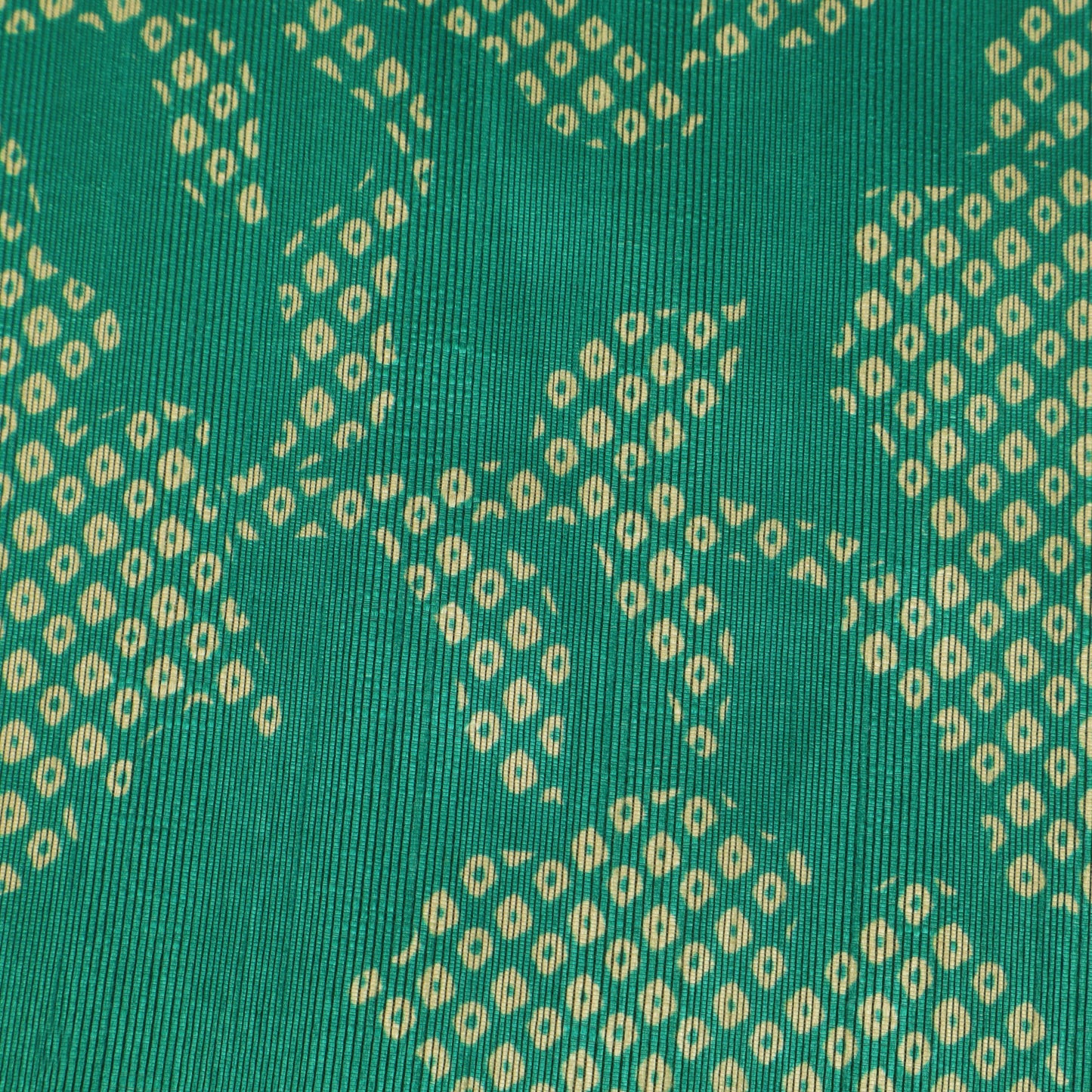 Teal Green Dupion Print Fabric