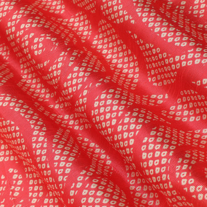 Floral Printed Dupion Fabric