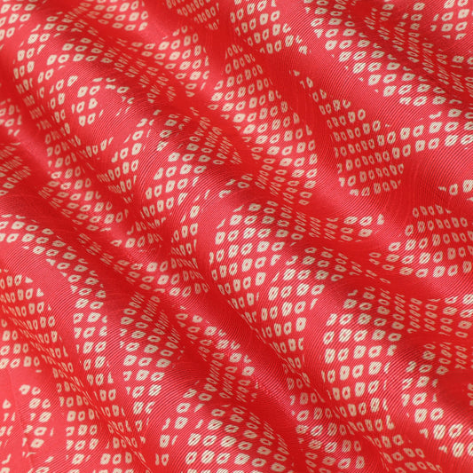 Floral Printed Dupion Fabric