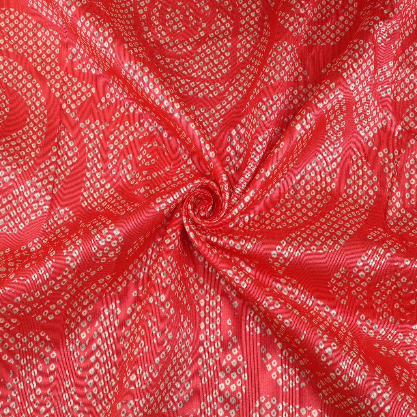 Floral Printed Dupion Fabric