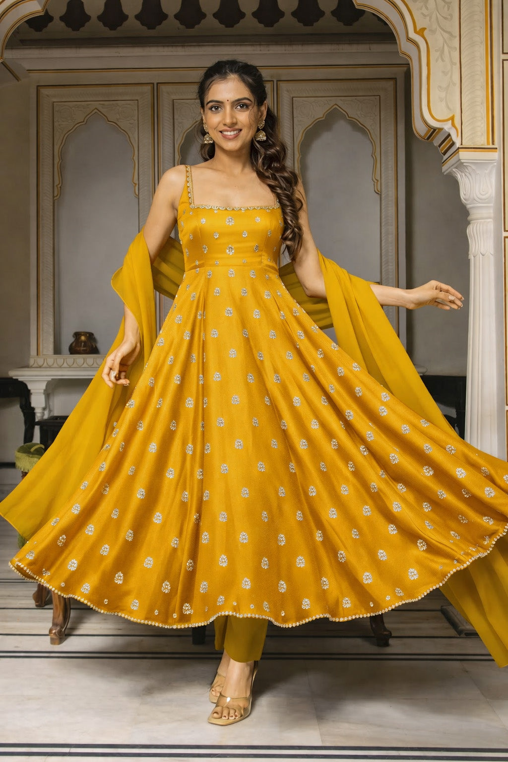 Mulberry Silk Embroidery Fabric