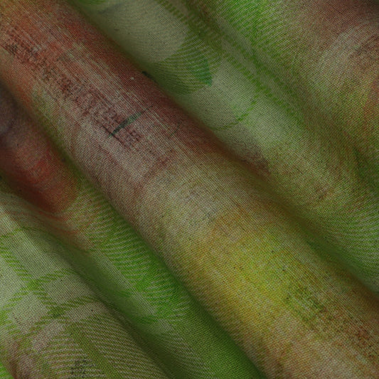 Colored Linen Print Fabric