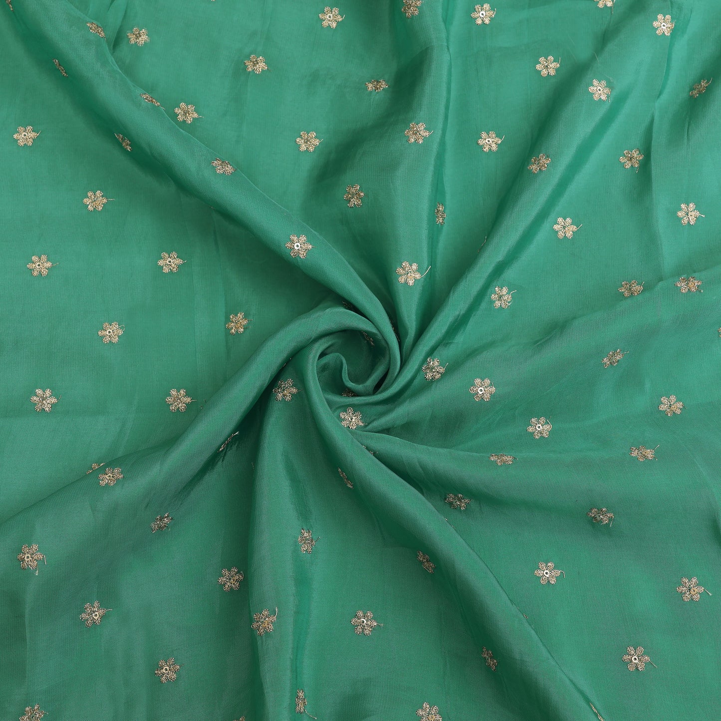 Gajji Silk Embroidery Fabric