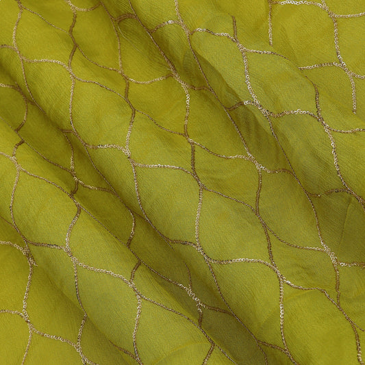 Silk Embroidery Fabric