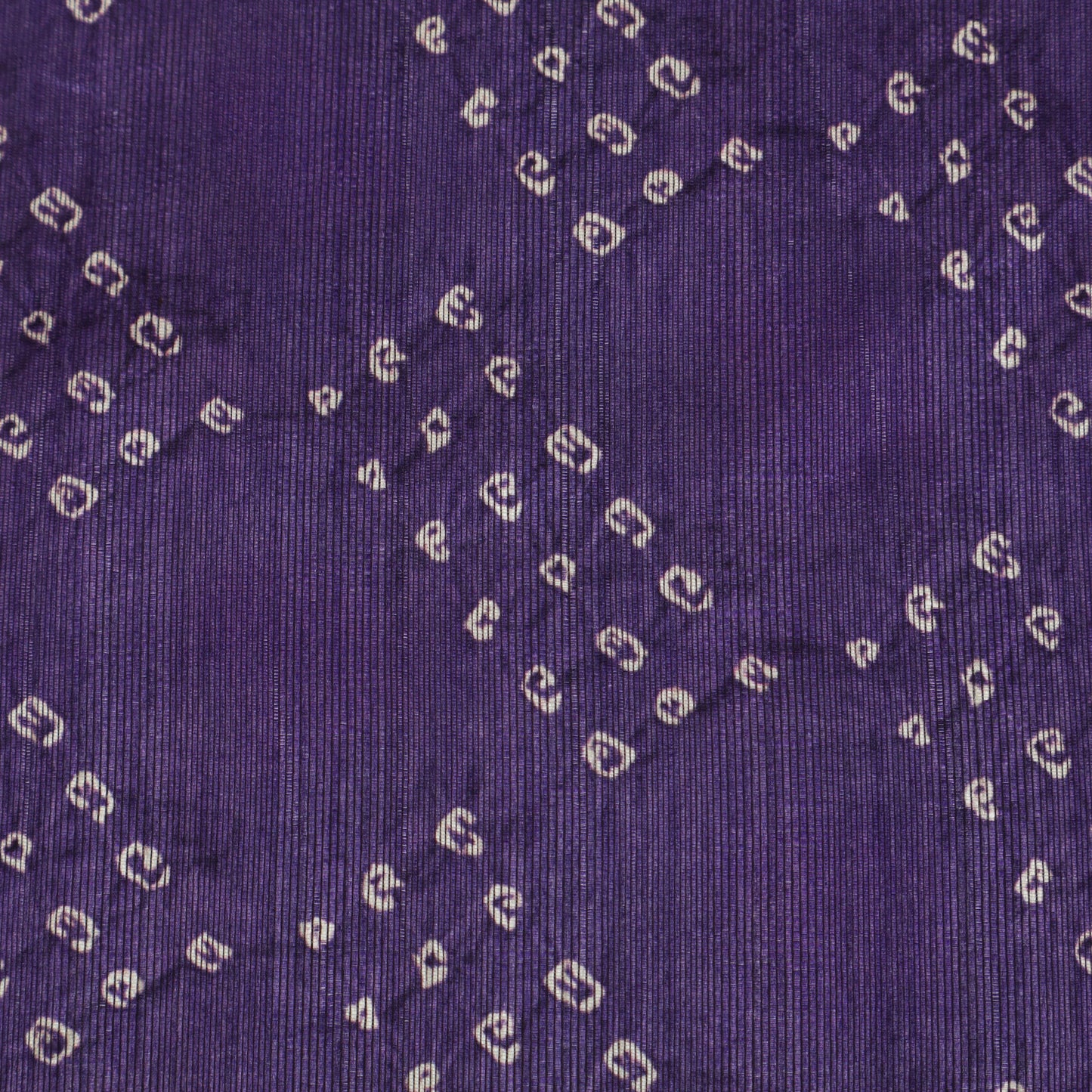 Blue Color Dupion Print Fabic