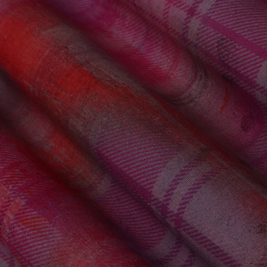 Colored Linen Print Fabric