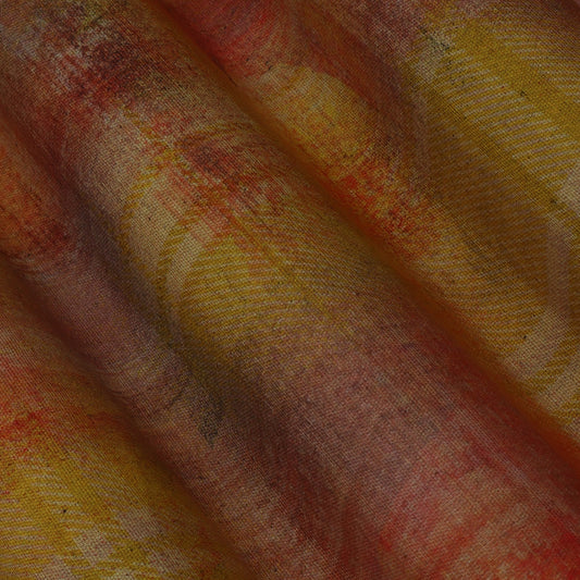 Colored Linen Print Fabric