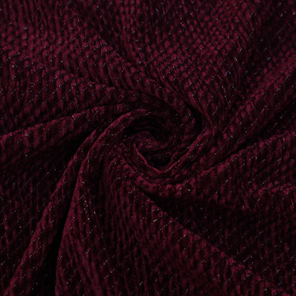 Heavy Check Shimmer Fabric