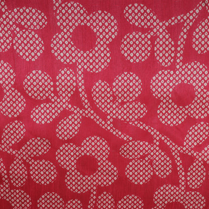 Floral Design Dupion Print Fabric