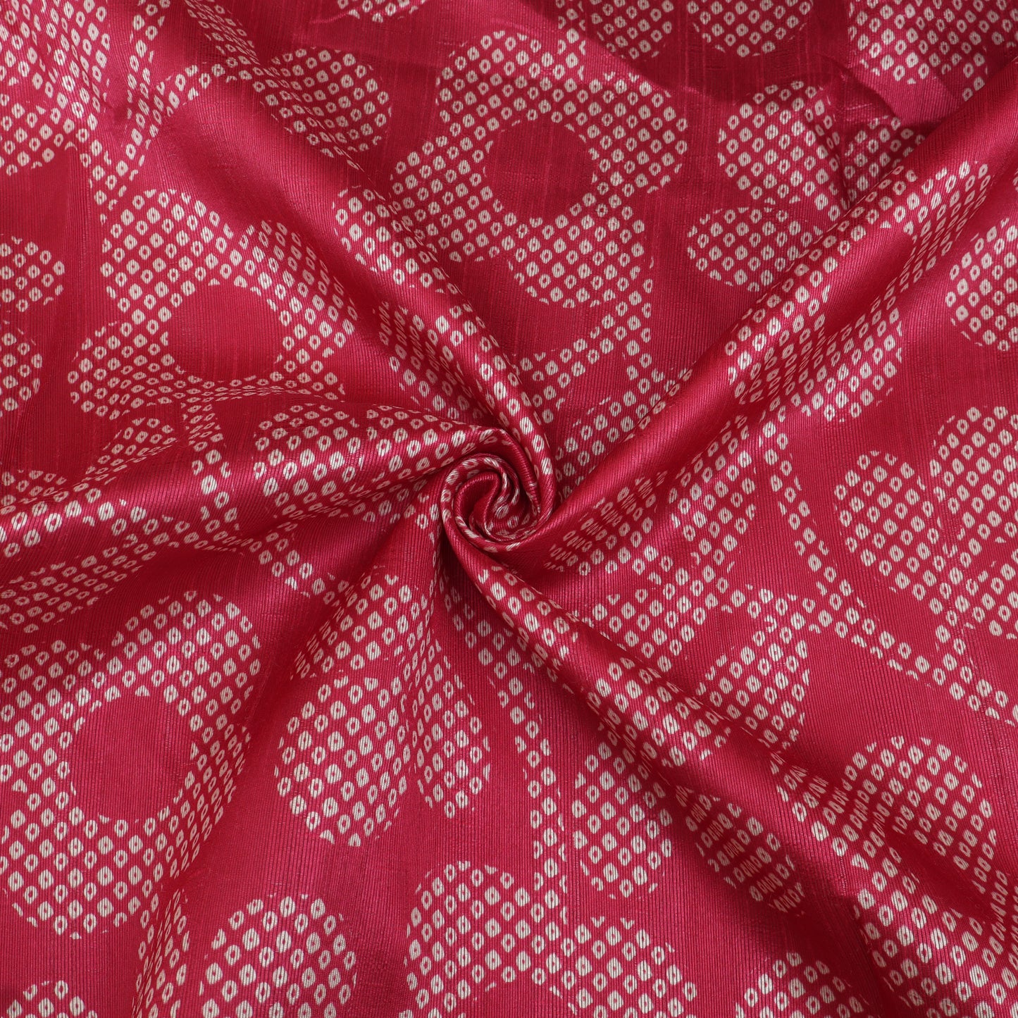 Floral Design Dupion Print Fabric