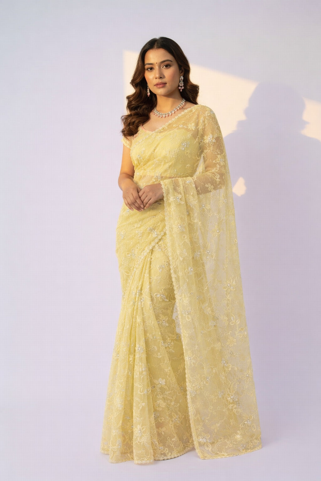 Net Embroidery Fabric