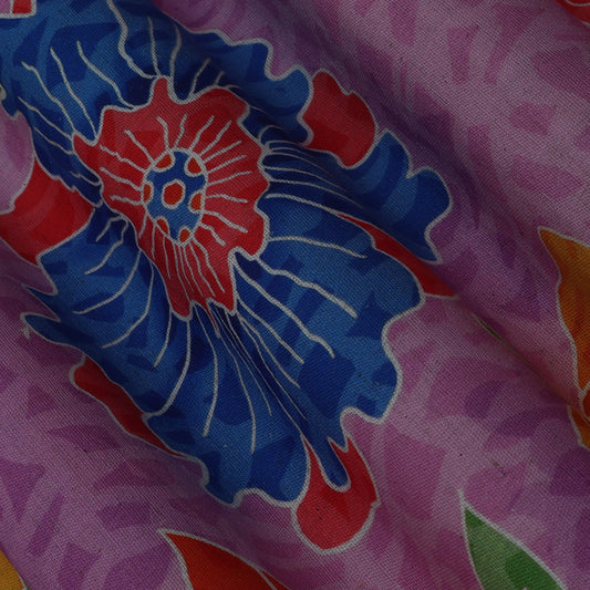 Colored Linen Print Fabric