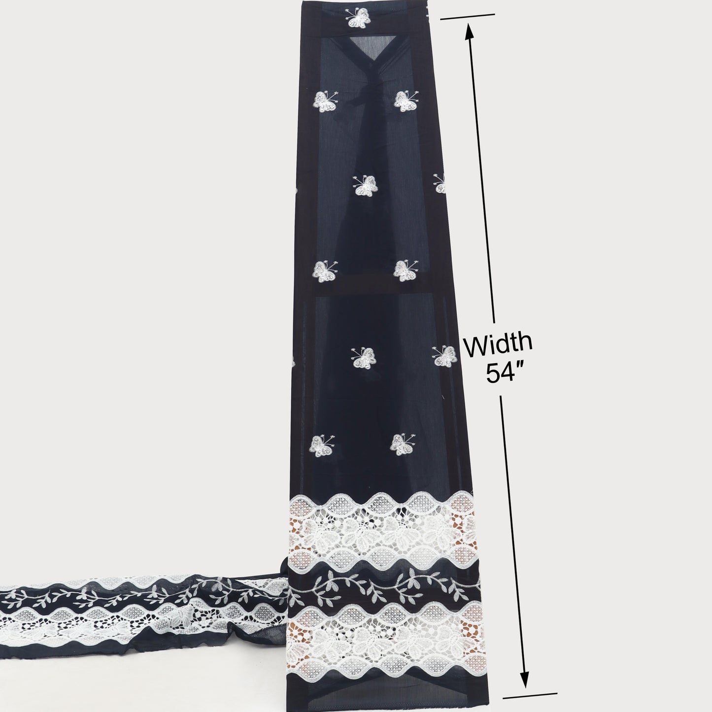 Chanderi Embroidery Fabric