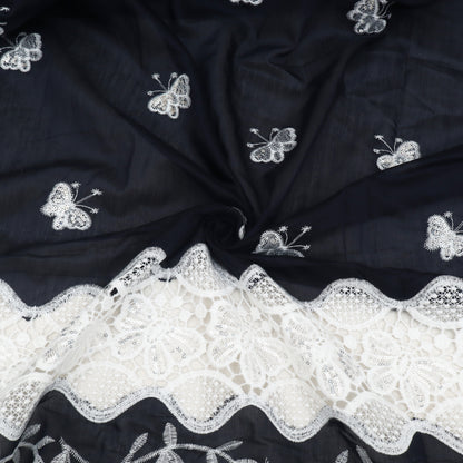 Chanderi Embroidery Fabric