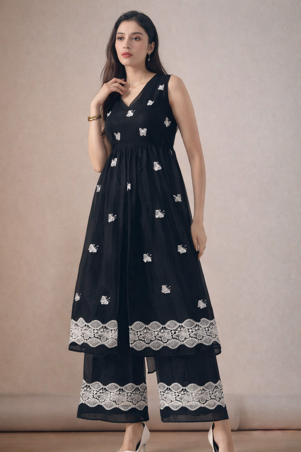 Chanderi Embroidery Fabric