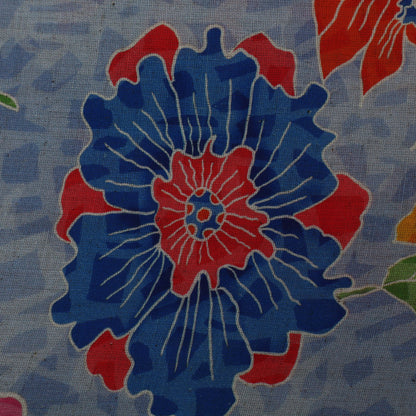 Colored Linen Print Fabric