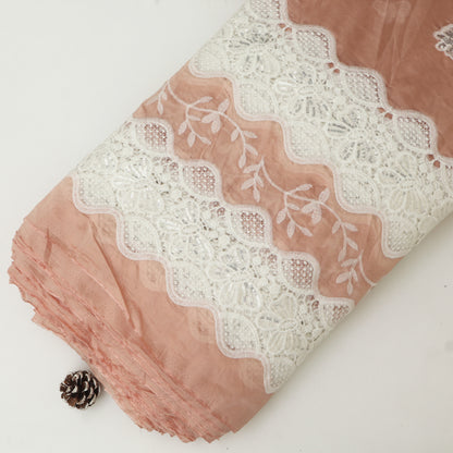 Chanderi Embroidery Fabric