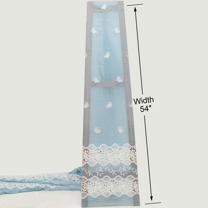 Chanderi Embroidery Fabric