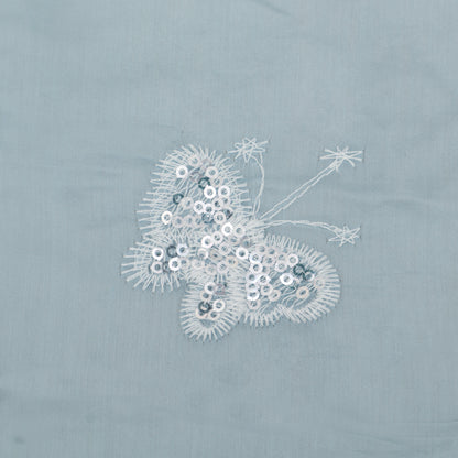 Chanderi Embroidery Fabric