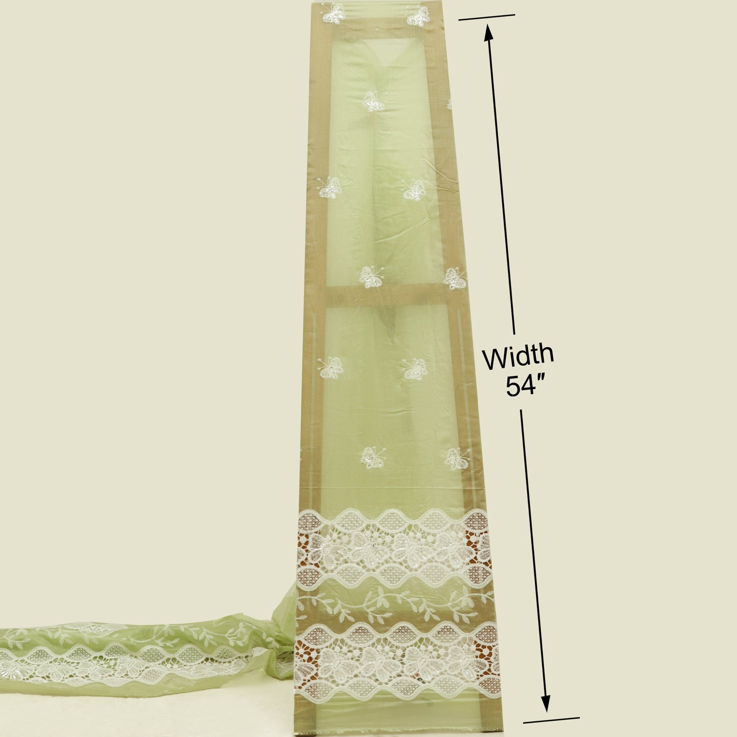 Chanderi Embroidery Fabric