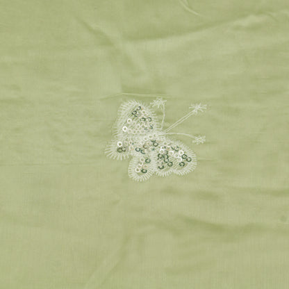 Chanderi Embroidery Fabric